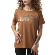 T-shirt Camel Femme Von Dutch Leopard pas cher