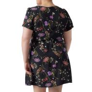 Robe Noire à Motifs Femme Vero Moda CURVE Easy vue 2