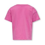 T-shirt Rose Fille Only Maiken Life vue 2