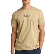 Camiseta beige para hombre Timberland «Washed Back On The Road» barato