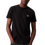 T-Shirt Noir Femme Calvin Klein Jeans Essential Slim pas cher