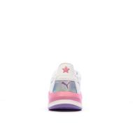 Baskets Rose/Blanc Femme Puma Bouncy vue 3