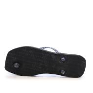 Tongs Noires Femme Havaianas Hav Square Logo Met vue 2