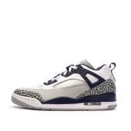 Baskets Blanc/Marine Homme Nike Jordan Spizike Low pas cher