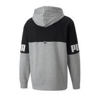 Sweat Zippé Gris/Noir Homme Puma Power Colorblock vue 2