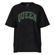 T-Shirt Gris/Vert Femme Pieces Celoise pas cher