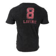 T-shirt Noir Homme NBA Hero CHICAGO BULLS vue 2