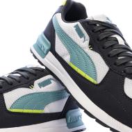 Baskets Noires/Blanches/Turquoises Garçon Puma Graviton vue 7