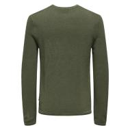 Pull Kaki Homme Only & Sons Felix vue 2