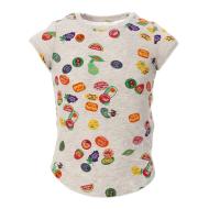 T-shirt Gris/Vert Fille Nike Sole pas cher