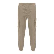 Pantalon Cargo Beige Homme Only & Sons Regular 5750 pas cher