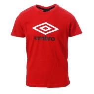 T-shirt Rouge Garçon Umbro Bas Net