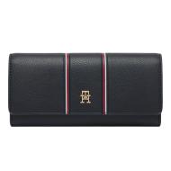 Portefeuille Marine Femme Tommy Hilfiger Icon pas cher