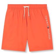 Short de Bain Orange Garçon Tommy Hilfiger Medium Drawstring pas cher