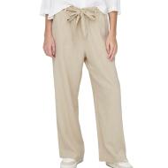 Pantalon en lin Écru Femme JDY Say