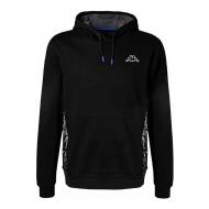 Sweat Noir Homme Kappa Cheldy Graphik pas cher