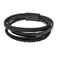 Bracelet Noir Homme Geographical Norway Bracelet Noir SG-315108