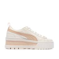 Baskets Blanc/Rose Femme Puma Mayze Wedge vue 2