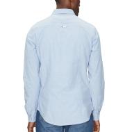 Chemise Bleu ciel Homme Tommy Jeans Slim Stretch Oxford vue 2