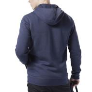Sweat zippé bleu marine homme Reebok TE Fleece vue 2