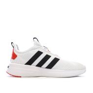 Baskets Blanches/Noires Garçon Adidas Racer vue 2