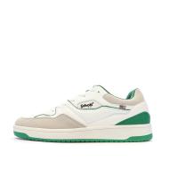 Baskets Blanches/Vertes Homme Schott Elmas pas cher
