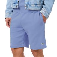 Short Bleu Homme Lacoste Short Regular Fit En Molleton pas cher