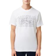 T-shirt Blanc Homme Lacoste TH7505