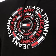 Sweat à capuche Noir Homme Tommy Jeans Circular Graphic vue 3