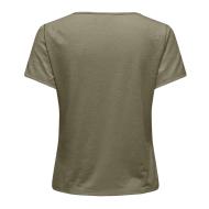 T-Shirt Kaki Femme JDY Dora vue 2