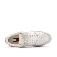 Baskets Blanches/Beiges Femme Tommy Hilfiger Retro vue 4