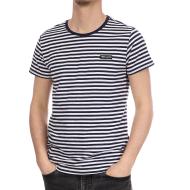 T-Shirt blanc/marine homme Teddy Smith T-Arnaud MC pas cher