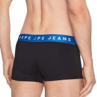 2x Boxers Noir/Gris Homme Pepe Jeans PMU vue 3