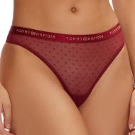 Lot de 3 Strings Blanc/Rouge/Noir Femme Tommy Hilfiger Thong vue 2
