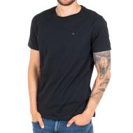 T-Shirt Noir Homme Tommy Hilfiger Slim Jerse