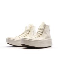Baskets Blanches/Dorées Femme Converse All Star Move Tonal vue 6