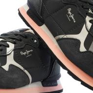 Baskets Noir/Rose Homme Pepe jeans Brit Prints vue 7