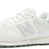 Basket Blanche/Verte pale Femme New Balance 500 vue 7