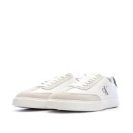 Calvin Klein Jeans Men’s White/Beige Low-Top Trainers Photo of the Espace des Marques %store% store - view of %key%