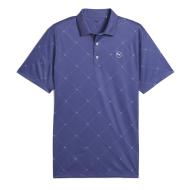 Polo Bleu Homme Puma Pure 2.0 Argyle pas cher