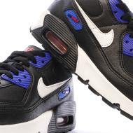 Baskets Noires/Bleu Garçon Nike Air Max 90 vue 7