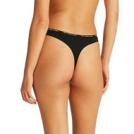 String Noir Femme Tommy Hilfiger Thong UW0UW05741 vue 2