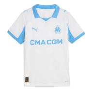 OM Maillot de football Blanc/Turquoise Garçon Puma Home pas cher