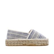 Espadrilles Blanches/Bleu Femme Pare Gabia Aduna vue 2