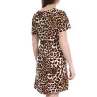 Robe Léopard Marron Femme Vero Moda Easy vue 2