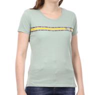 T-shirt Vert Femme Lee Cooper