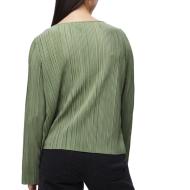 Top Vert Femme Pieces Ammi vue 2