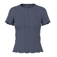 T-Shirt Marine Femme Pieces Marie vue 2