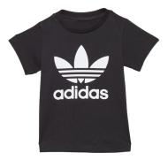 T-Shirt Noir Garçon Adidas Trefoil pas cher