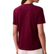 T-Shirt Bordeaux Femme Calvin Klein Jeans LV047E804G vue 2